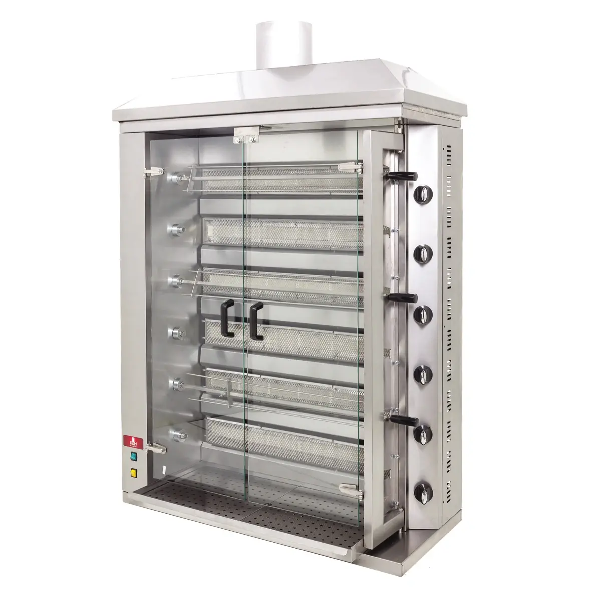 PİLİÇ ÇEVİRME MAKİNASI - 6 'LI - GAZLI