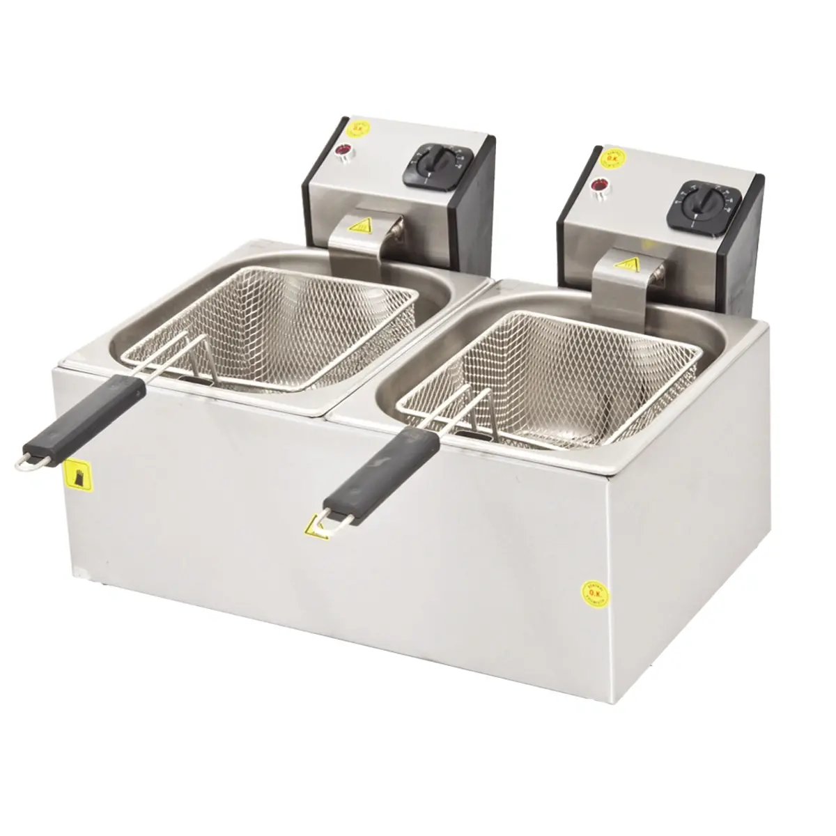 FRİTÖZ ÇİFT - 5+5LT - ELEKTRİKLİ