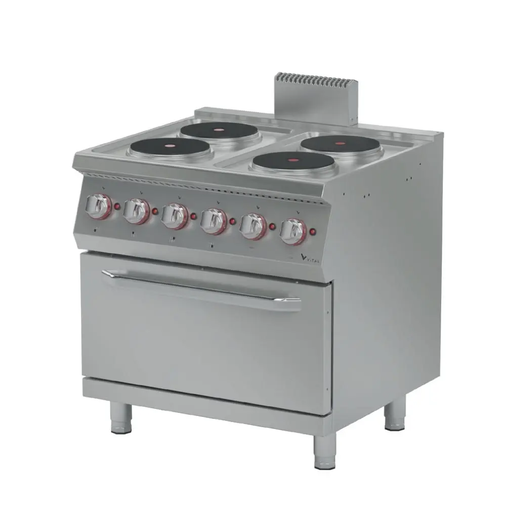 EKF7020 – 4 Yuvarlak Pleytli Elektrikli Kuzine Fırınlı